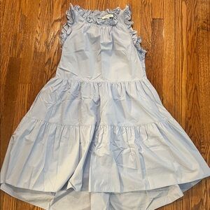 Moodie Light Blue High Low Dress
